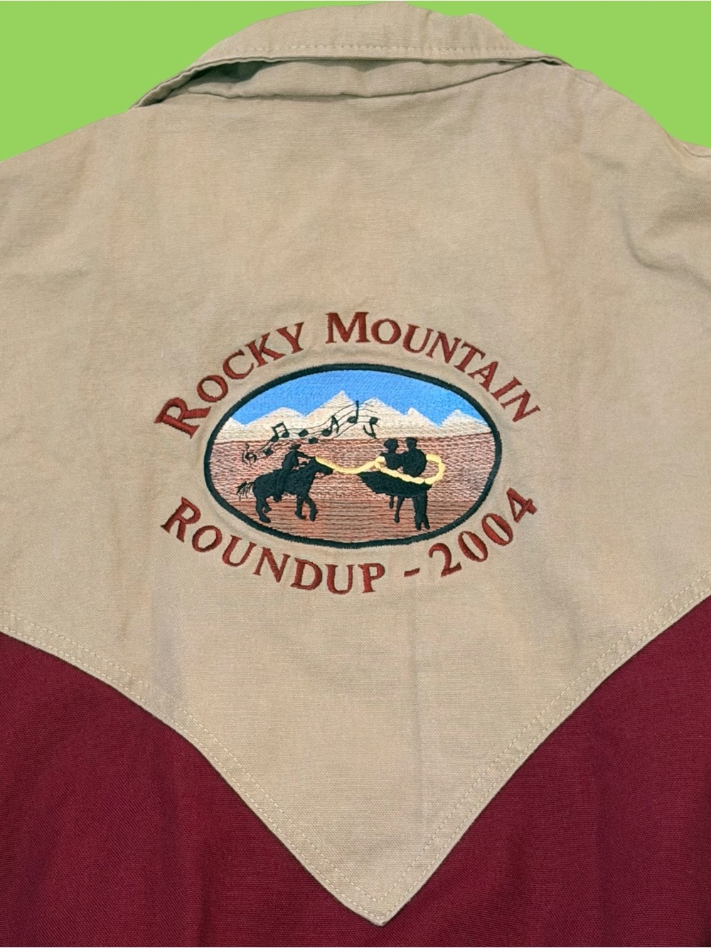 Vintage Rocky Mountain Roundup Square Dancing Western Jacket WestArk Sm/Md Clara
